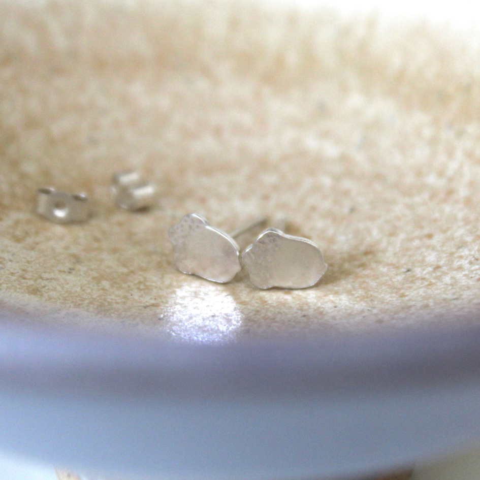 Sterling Silver Acorn Studs, Shine On