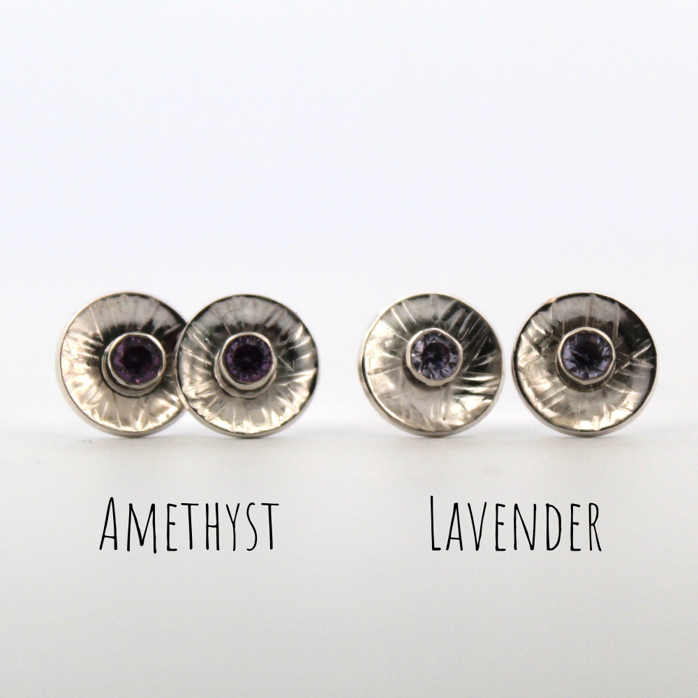 Sunburst Sterling Silver Studs, Shine On