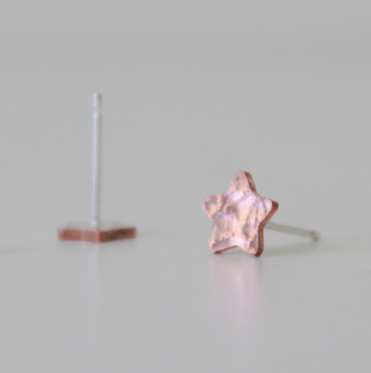 Copper Tiny Star Studs - Shine On Shop