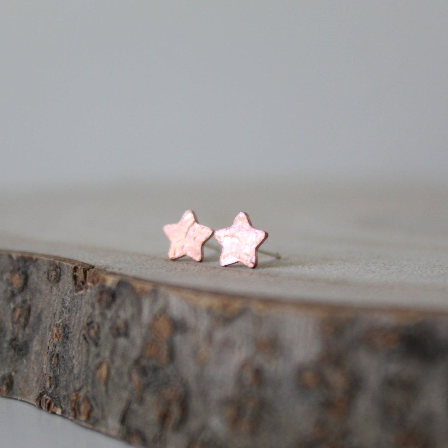 Copper Tiny Star Studs - Shine On Shop