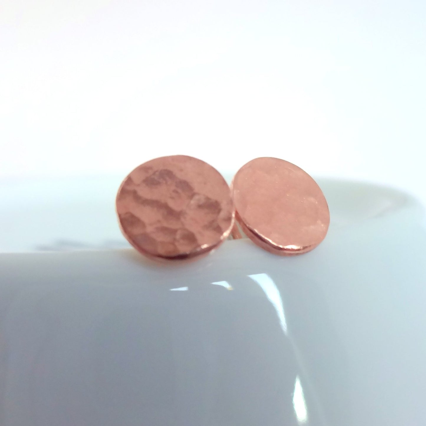 Small Copper Studs - Shine On Shop