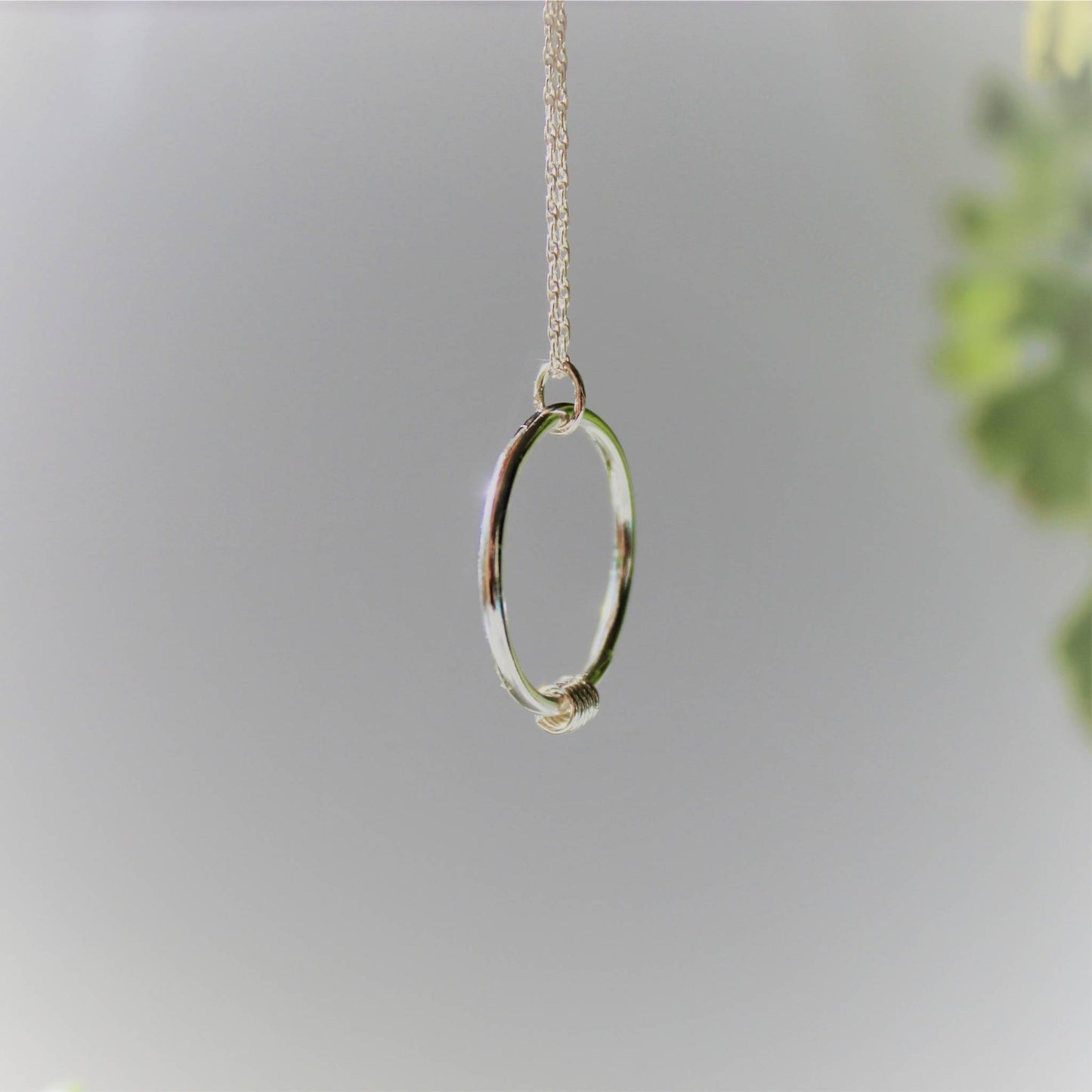 Sterling Silver Orbit Necklace Shine On