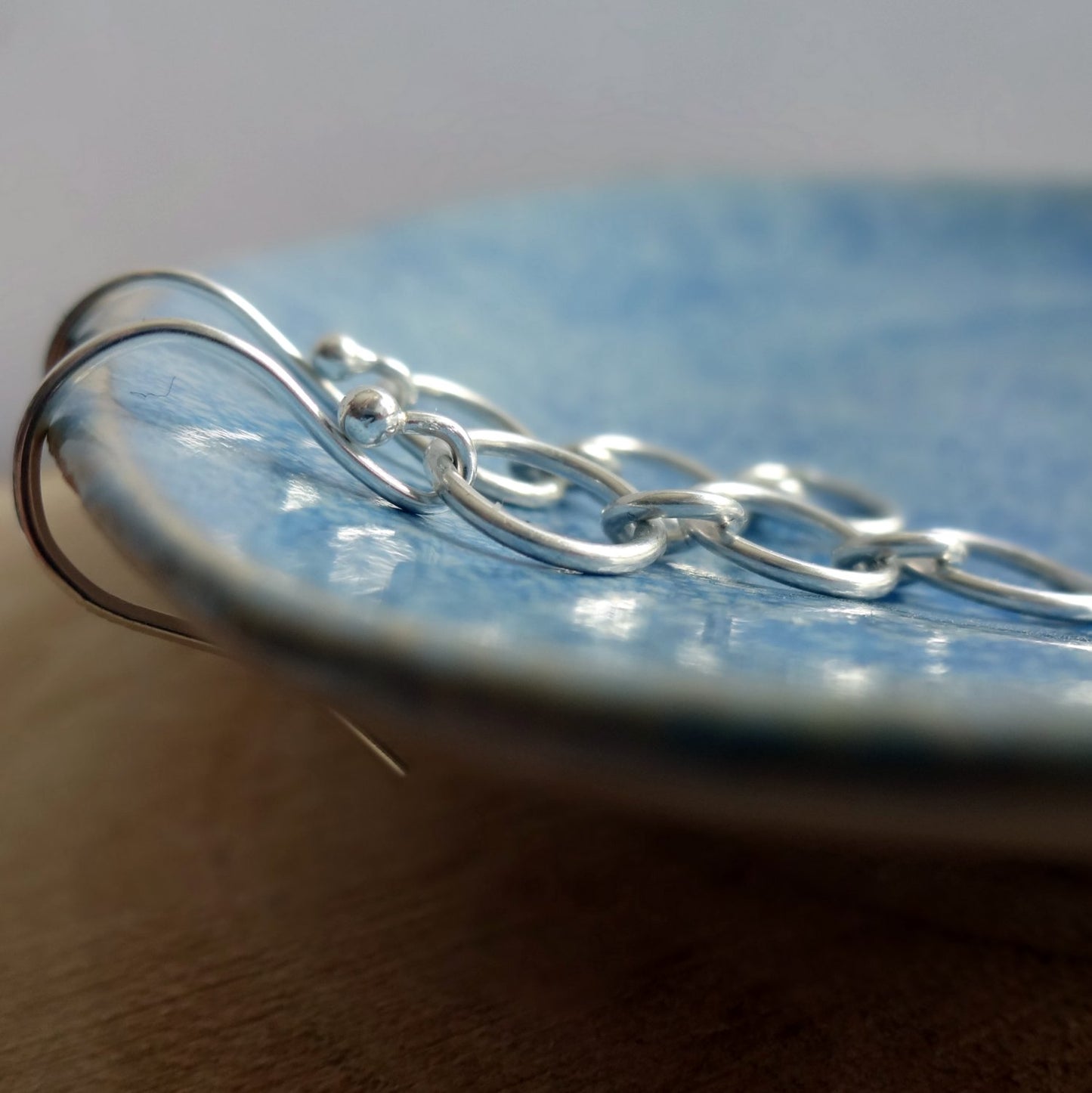 Sterling Silver Dangle Circle Earrings - Shine On Shop
