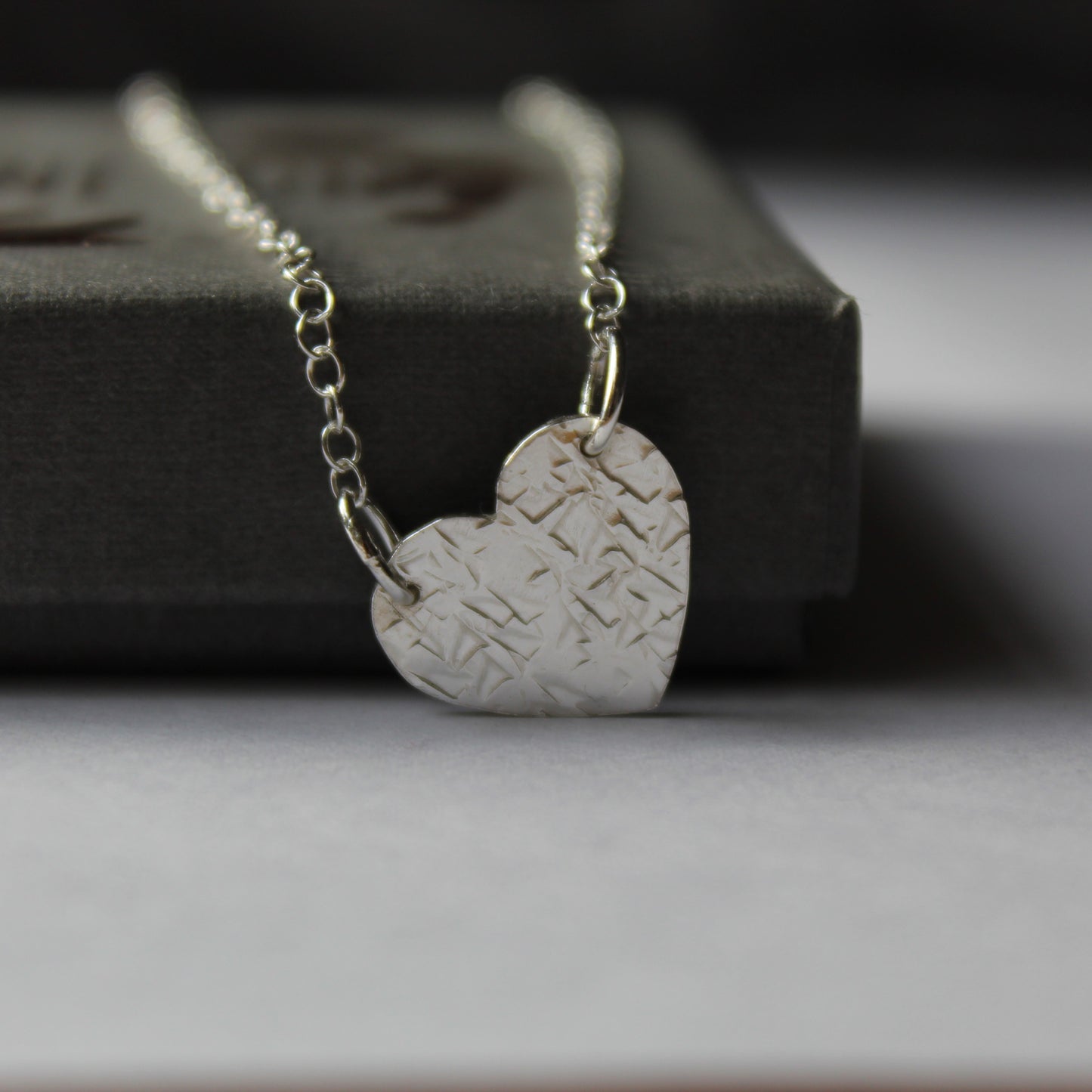Hearts and Kisses Necklace in Sterling Silver - Shine On Shop