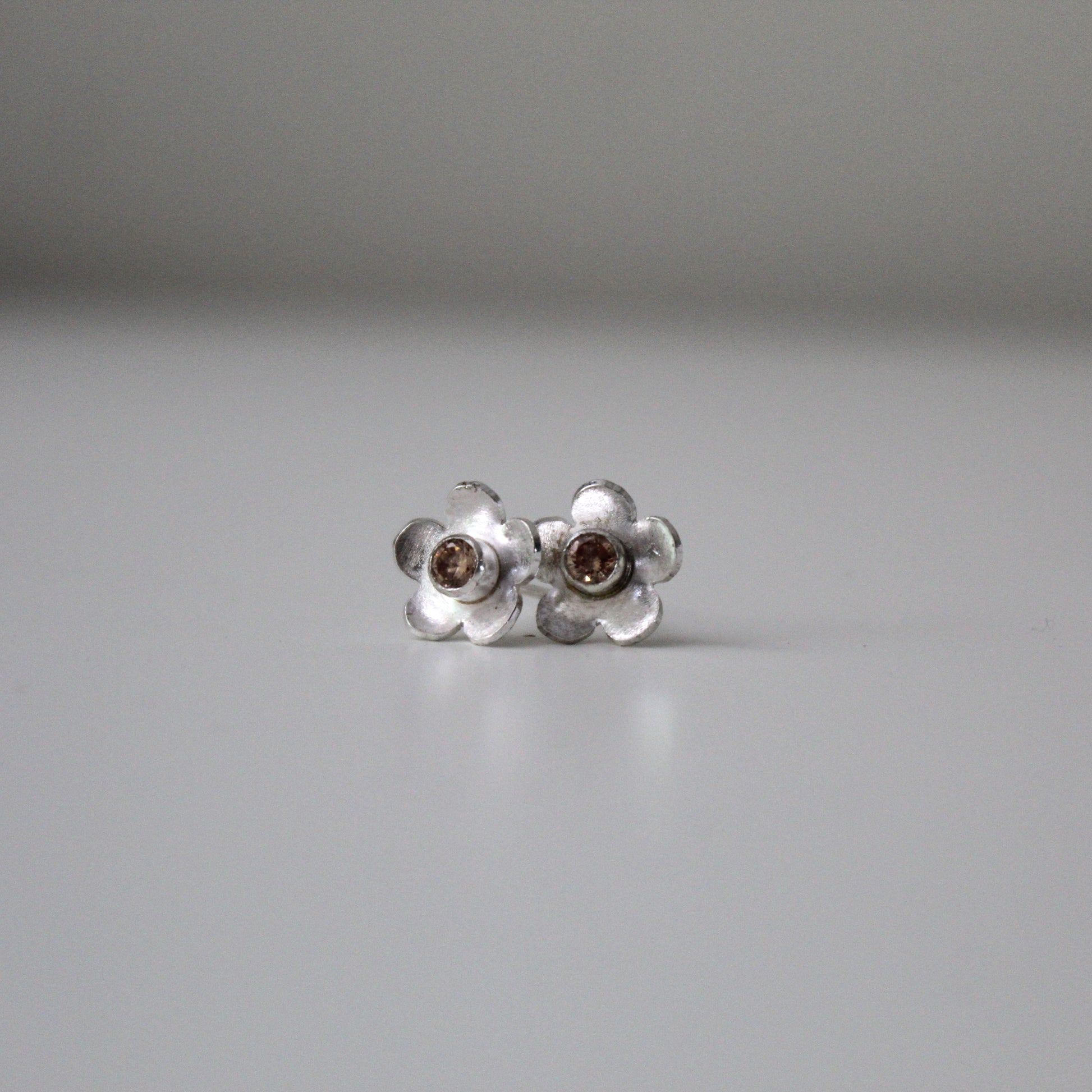 Bloom Sterling Silver Flower Studs