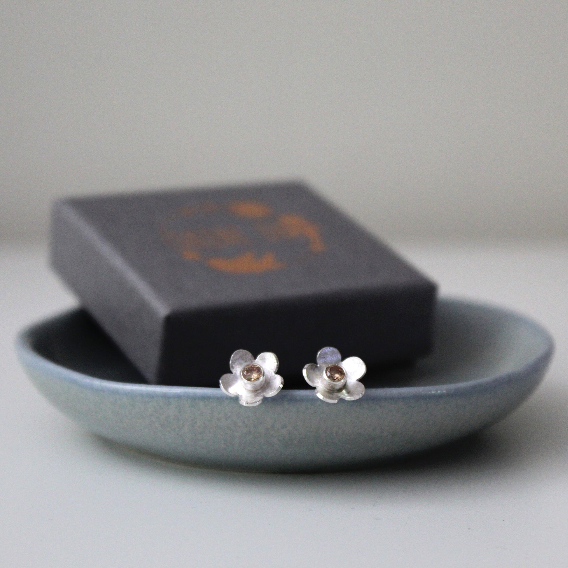 Bloom Sterling Silver Flower Studs