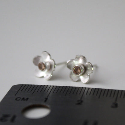 Bloom Sterling Silver Flower Studs