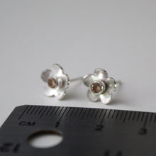 Load image into Gallery viewer, Bloom Sterling Silver Flower Studs
