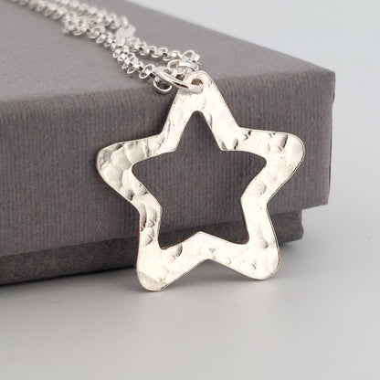 Sterling Silver Lucky Stars Necklace