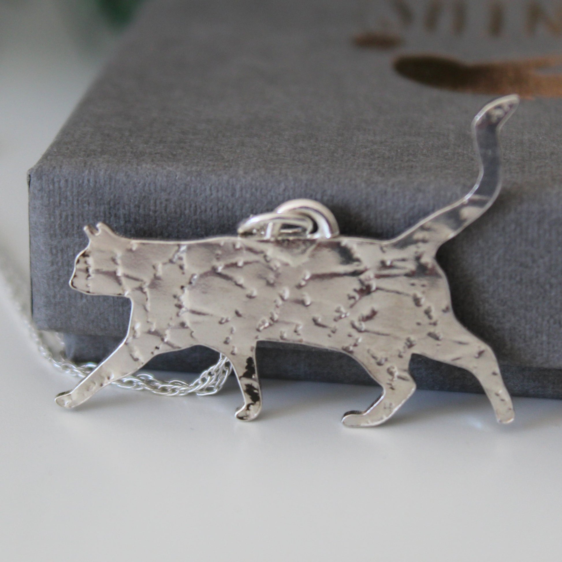 Constellation Cat Necklace in Sterling Silver - Shine On Shop