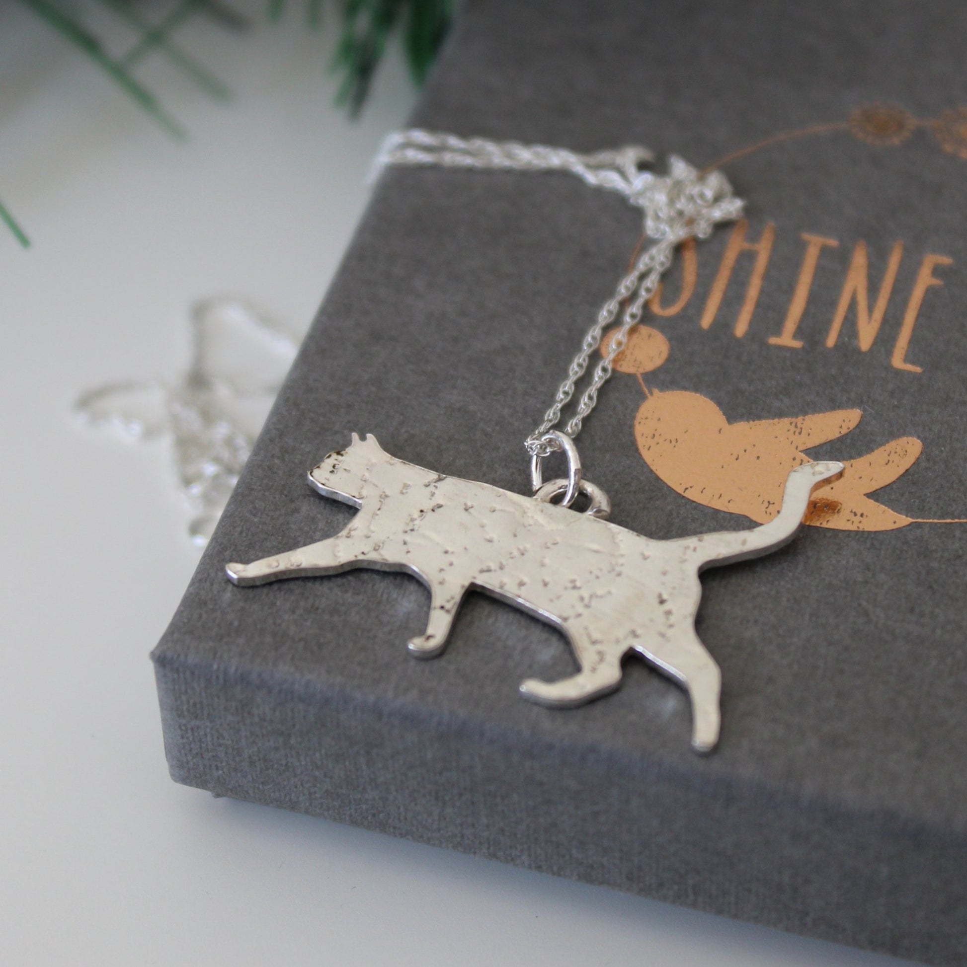Constellation Cat Necklace in Sterling Silver - Shine On Shop