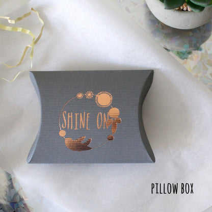 Pillow Box Packaging - Shine On