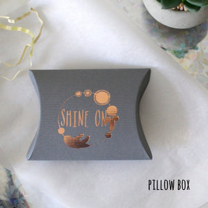 Grey Pillow Box, Shine On