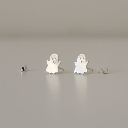 Sterling Silver Ghost Earrings - Shine On Shop