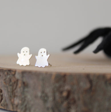 Sterling Silver Ghost Earrings - Shine On Shop