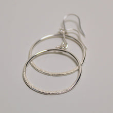 Load image into Gallery viewer, Eclipse Sterling Silver Hoop Earrings - Shine On Shop
