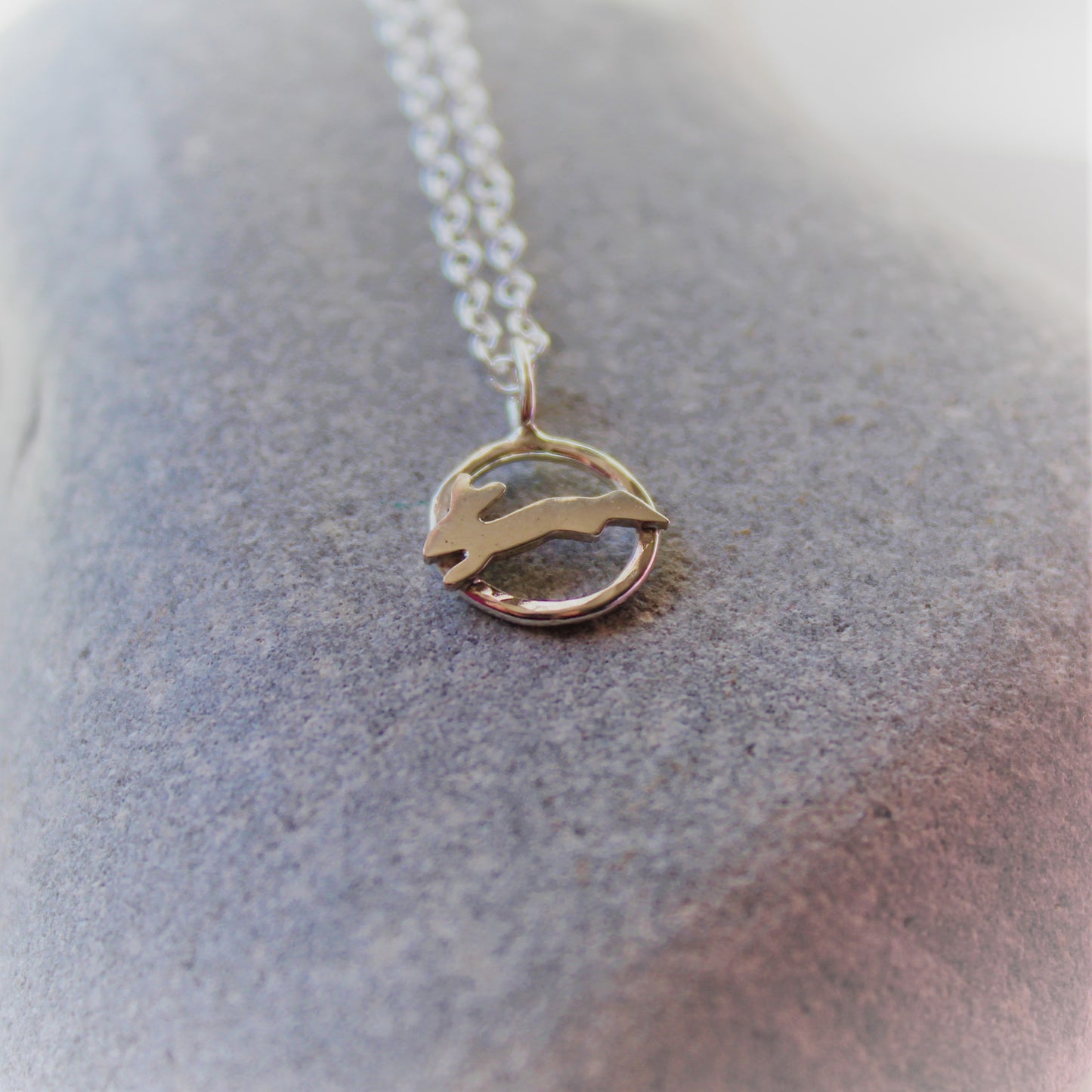 Mini Hare Necklace in Sterling Silver - Shine On Shop